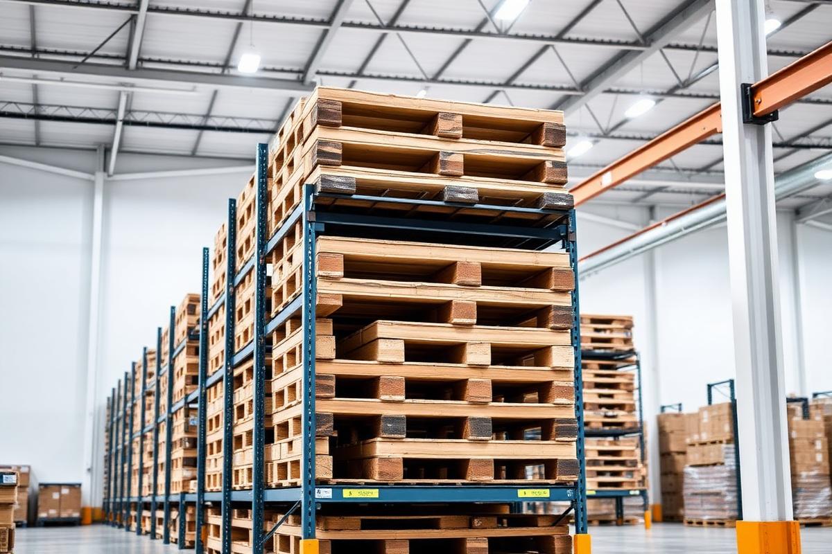 Stockage sur palettes